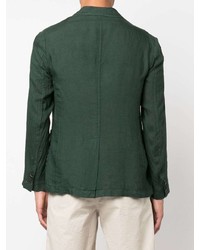 Мужской темно-зеленый льняной пиджак от Barena