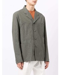 Мужской темно-зеленый пиджак в клетку от Paul Smith