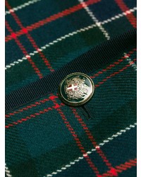 Мужской темно-зеленый пиджак в шотландскую клетку от Gucci