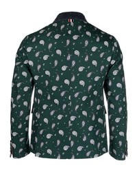 Мужской темно-зеленый пиджак с "огурцами" от Thom Browne