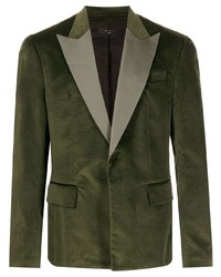 Мужской темно-зеленый пиджак от Amiri