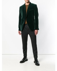 Мужской темно-зеленый пиджак от Haider Ackermann