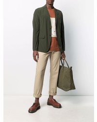 Мужской темно-зеленый пиджак от Aspesi