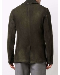 Мужской темно-зеленый пиджак от Avant Toi