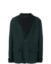 Мужской темно-зеленый пиджак от Haider Ackermann