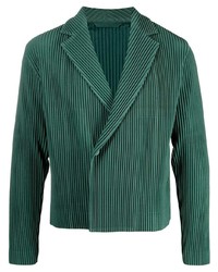 Мужской темно-зеленый пиджак от Homme Plissé Issey Miyake
