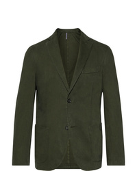 Мужской темно-зеленый пиджак от Incotex