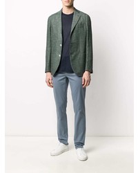 Мужской темно-зеленый пиджак от Barba