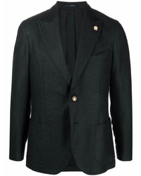 Мужской темно-зеленый пиджак от Lardini