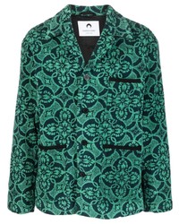 Мужской темно-зеленый пиджак от Marine Serre