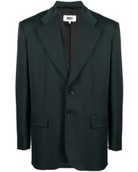 Мужской темно-зеленый пиджак от MM6 MAISON MARGIELA