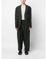 Мужской темно-зеленый пиджак от Ziggy Chen