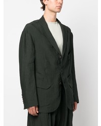 Мужской темно-зеленый пиджак от Ziggy Chen