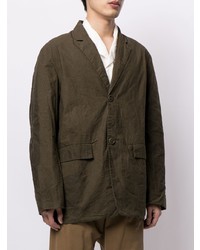 Мужской темно-зеленый пиджак от Casey Casey