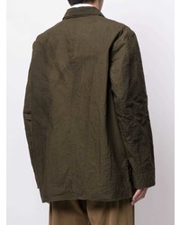 Мужской темно-зеленый пиджак от Casey Casey