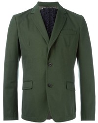 Мужской темно-зеленый пиджак от Sacai
