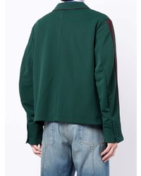 Мужской темно-зеленый пиджак от Facetasm