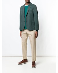 Мужской темно-зеленый пиджак от Eleventy