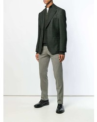 Мужской темно-зеленый пиджак от BOSS HUGO BOSS