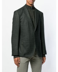 Мужской темно-зеленый пиджак от BOSS HUGO BOSS