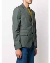 Мужской темно-зеленый пиджак от Stella McCartney