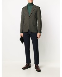 Мужской темно-зеленый пиджак от Traiano Milano