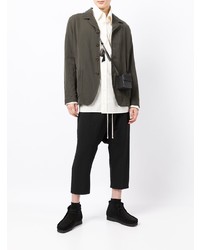 Мужской темно-зеленый пиджак от Casey Casey