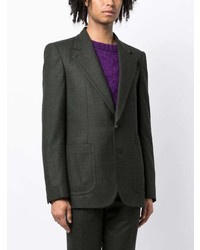 Мужской темно-зеленый пиджак от Kolor