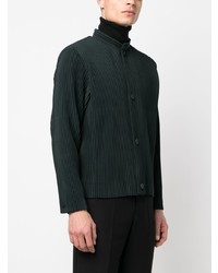 Мужской темно-зеленый пиджак от Homme Plissé Issey Miyake