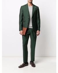 Мужской темно-зеленый пиджак от Luigi Bianchi Mantova