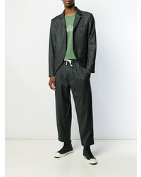 Мужской темно-зеленый пиджак от Societe Anonyme