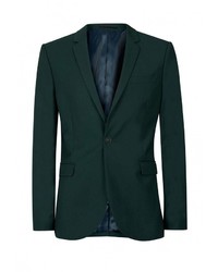 Мужской темно-зеленый пиджак от Topman