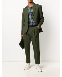 Мужской темно-зеленый пиджак от Zadig & Voltaire