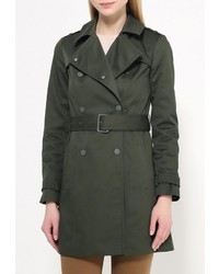 Женский темно-зеленый плащ от Warehouse