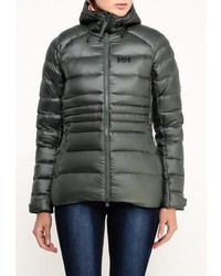 Женский темно-зеленый пуховик от Helly Hansen