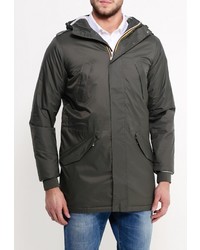 Мужской темно-зеленый пуховик от K-Way