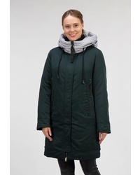 Женский темно-зеленый пуховик от Ostrich