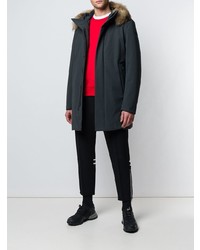 Мужской темно-зеленый пуховик от Rrd