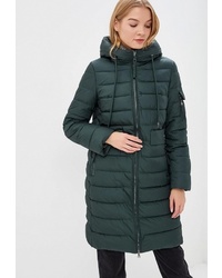 Женский темно-зеленый пуховик от Tom Farr