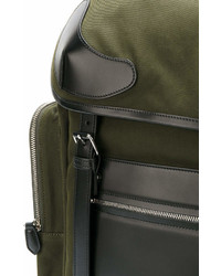 Мужской темно-зеленый рюкзак из плотной ткани от Givenchy