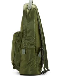 Мужской темно-зеленый рюкзак из плотной ткани от Porter