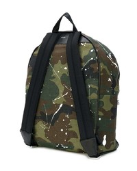 Мужской темно-зеленый рюкзак с камуфляжным принтом от Amiri