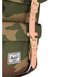 Мужской темно-зеленый рюкзак с камуфляжным принтом от Herschel Supply Co.