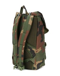 Мужской темно-зеленый рюкзак с камуфляжным принтом от Herschel Supply Co.