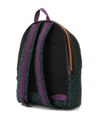 Мужской темно-зеленый рюкзак с принтом от Coach