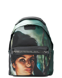 Женский темно-зеленый рюкзак с принтом от Stella McCartney