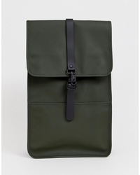 Мужской темно-зеленый рюкзак от Rains