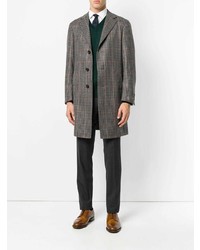 Мужской темно-зеленый свитер с v-образным вырезом от Canali