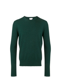 Мужской темно-зеленый свитер с круглым вырезом от Ballantyne