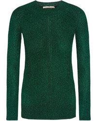 Женский темно-зеленый свитер с круглым вырезом от Christopher Kane